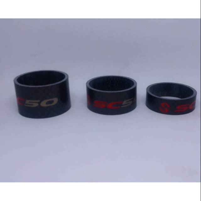 ring spacer carbon sc50 1set size OS utk roadbike mtb gravel