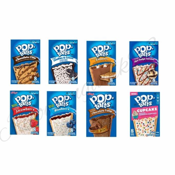 

TERBARU KELLOGS POP TARTS 8 TOASTER PASTRIES - PASTRI IMPORT ISI 8 PASTRI - STRAWBERRY