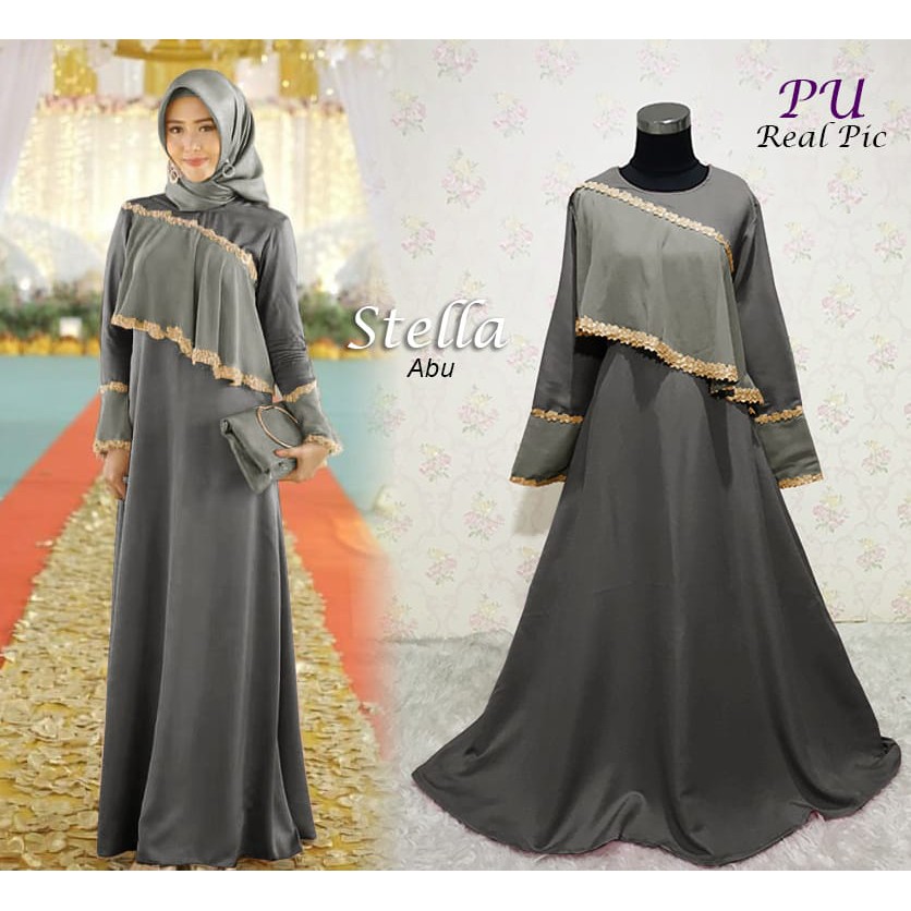 HOPYLOVY - Gamis Wanita Stella Maxi 3594