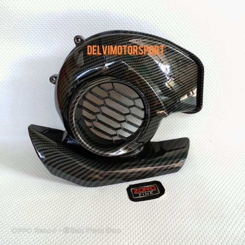 Tutup Cover Kipas Karbon Mio M3 Carbon ZORO