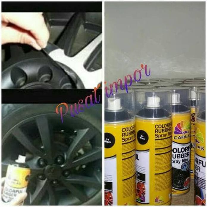 Carlas Rubber Paint Black C4 Limited Edition / Black Mate