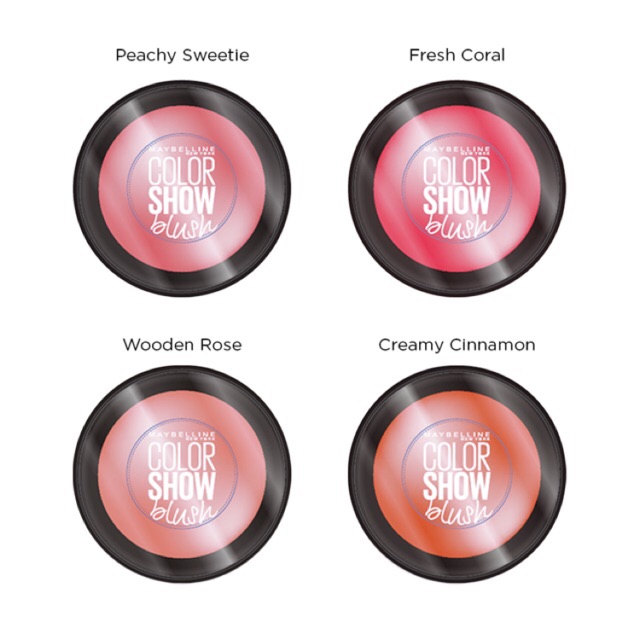 blush on maybelline color show