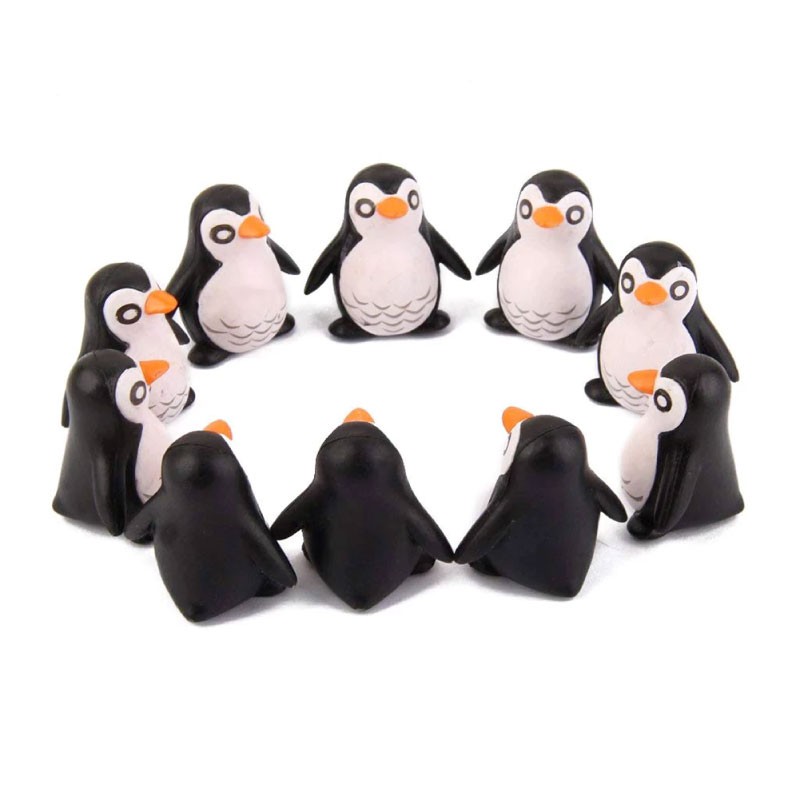 Miniatur Penguin / Pinguin Dekorasi Aquascape Maket Terarrium Dioarama - MNOB34