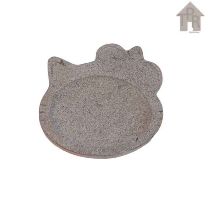 Cobek sambal | cobek batu model Hello Kitty - P28