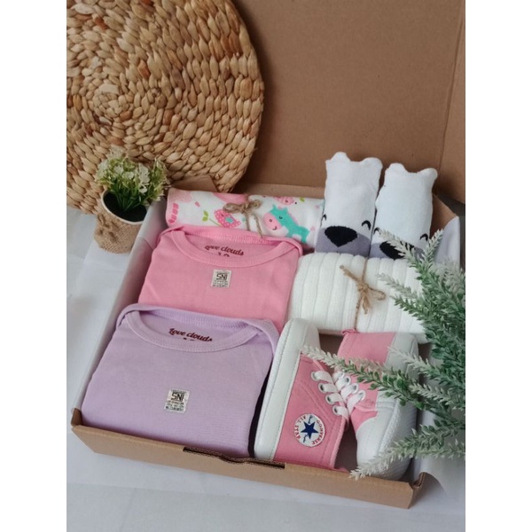 Baby Hampers 3/ Kado Lahiran/ Kado Bayi-H3-Pink Lilac
