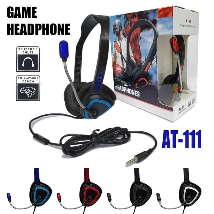 HF HANDSFREE HEADSET HEADPHONE Bando Gaming J AT-111 AT111 AT 111