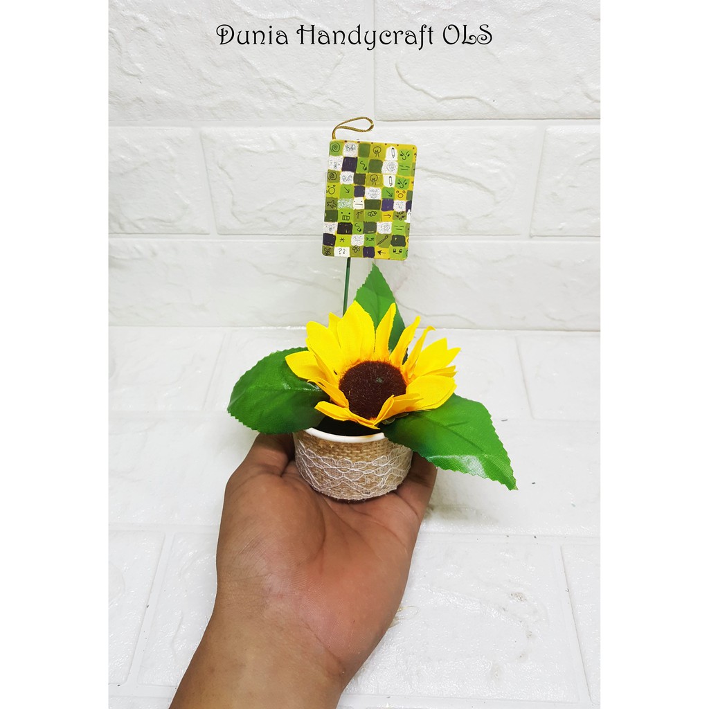 SUNSHINE Pajangan Bunga Imitasi Cantik Murah Hias Dekoraso