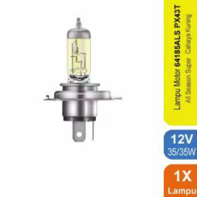 Osram Lampu Kabut Motor Honda Scoopy Fi 2012-2015 - HS1 64185ALS - all season super dpt Menembus Kabut, Hujan