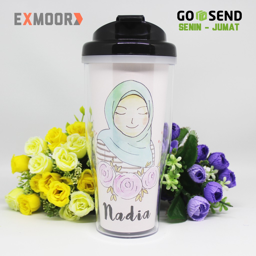 Tumbler Kado Ulang Tahun Wanita Hijab