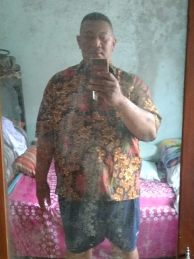 Nabila Batik Jumbo M / 10xl Kemeja Lengan Pendek Motif Ulir Murah Batik Jumbo