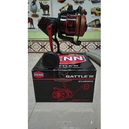 reel penn battle iii 6000 hs