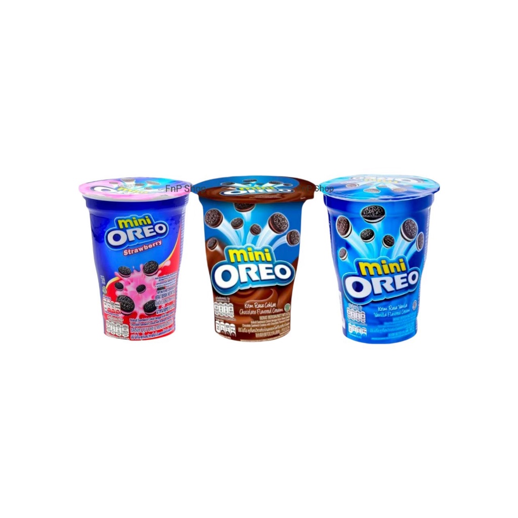 

Oreo Mini Cup 61.3gr | Coklat | Vanilla