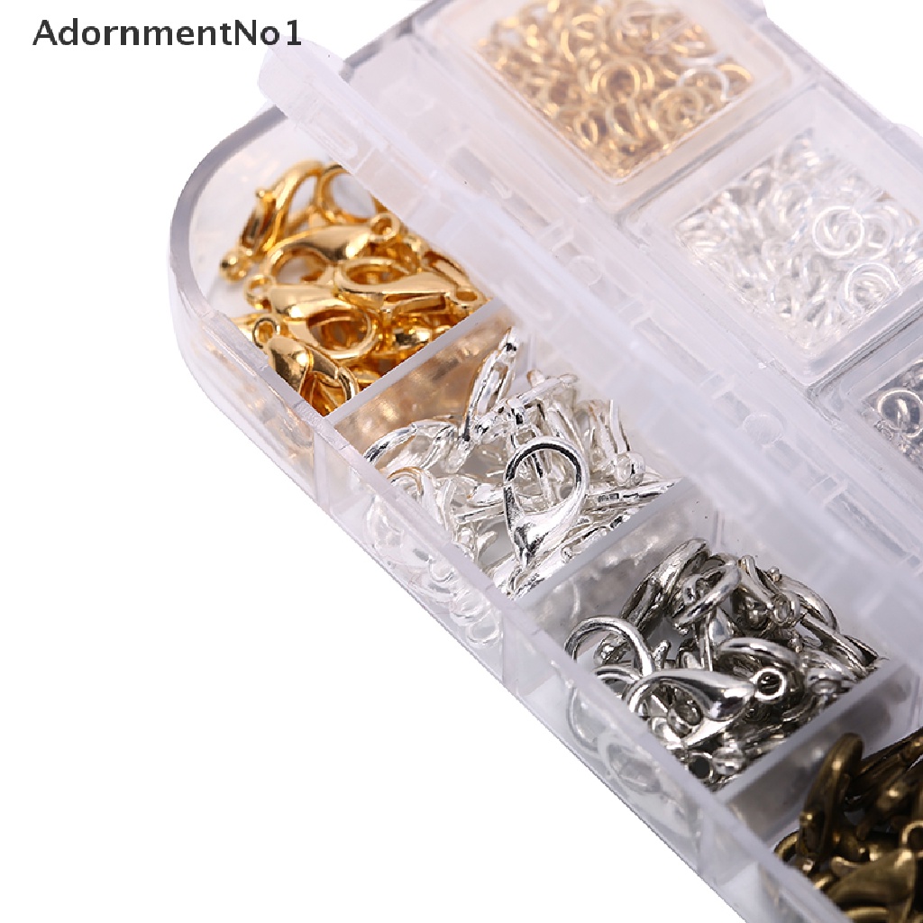 [AdornmentNo1] 960PCS Jewelry Making Lobster Clasp Hooks Jump Ring For Necklace Bracelet DIY [new]