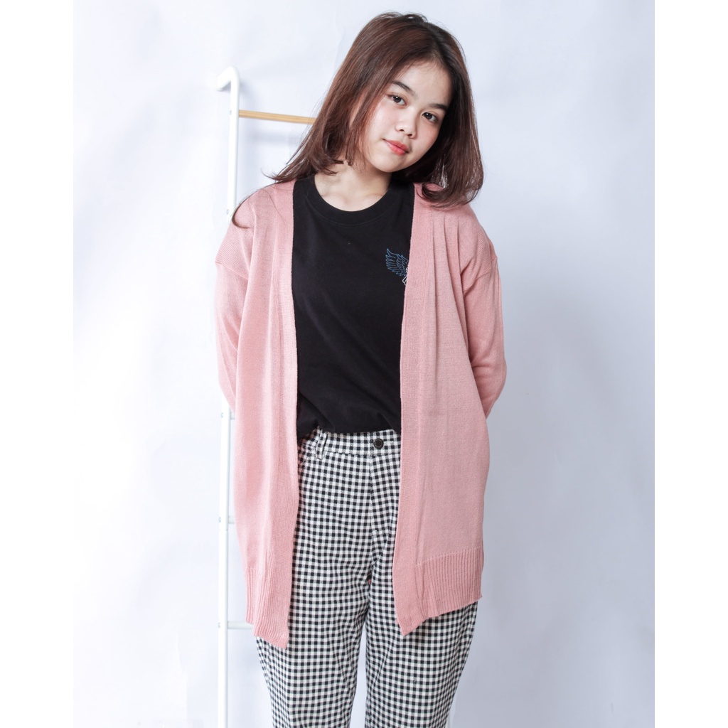 TokoMilkan - Long Cardigan Rajut Wanita PRAYA | Outer Cardy Rajut Wanita