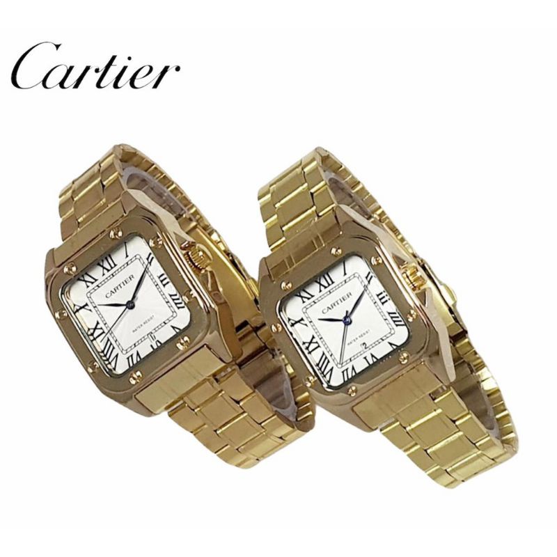 Jam Tangan couple Cartier, Tanggal Aktif - COD