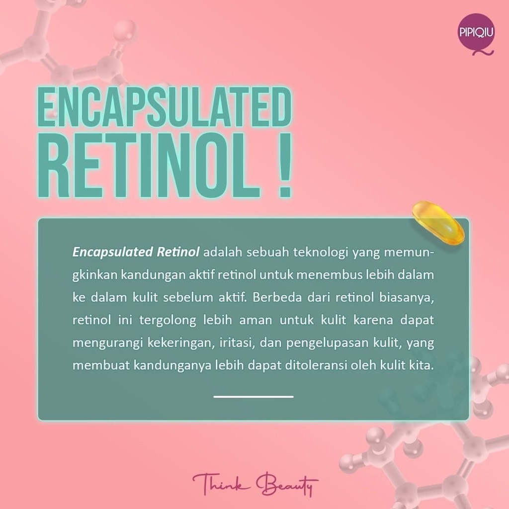 Pipiqiu Youth Booster Serum With Retinol 1% Botol 30 ml (Green)