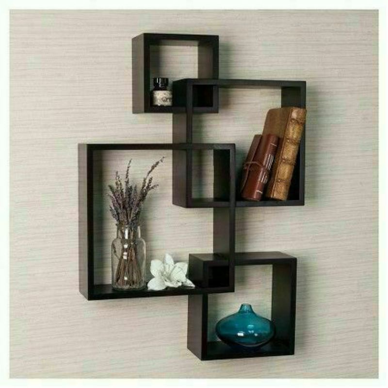 Rak Bunga Susun Besi Kayu Minimalis Dinding Murah Portable Dapur Tv Ps Dvd Tempel Gantung Mewah Rak 