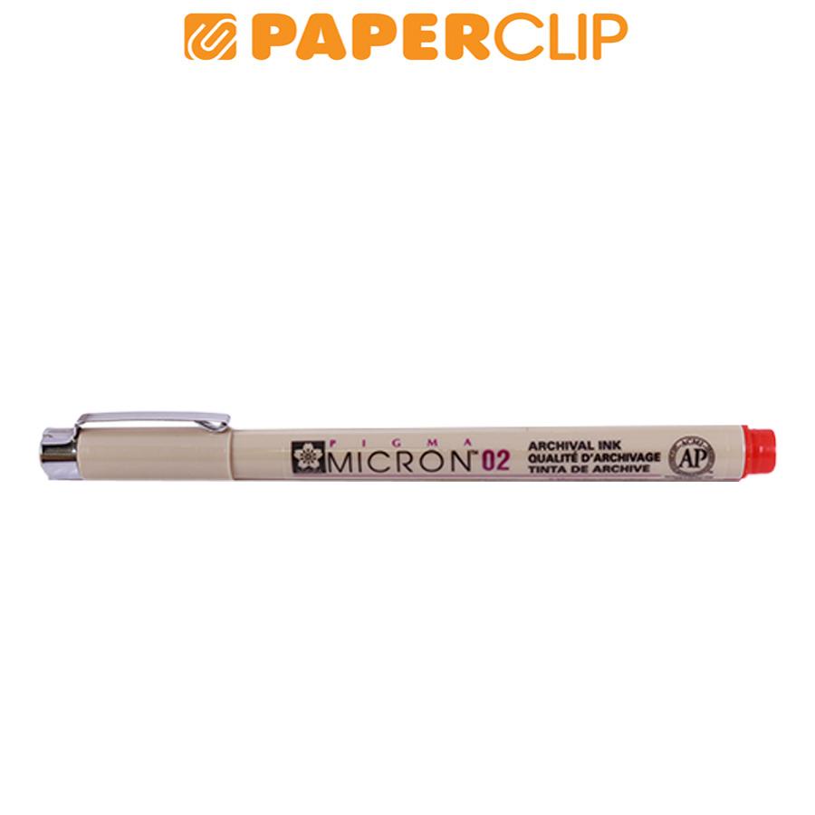 

BALLPOINT SAKURA PIGMA MICRON 02 RED