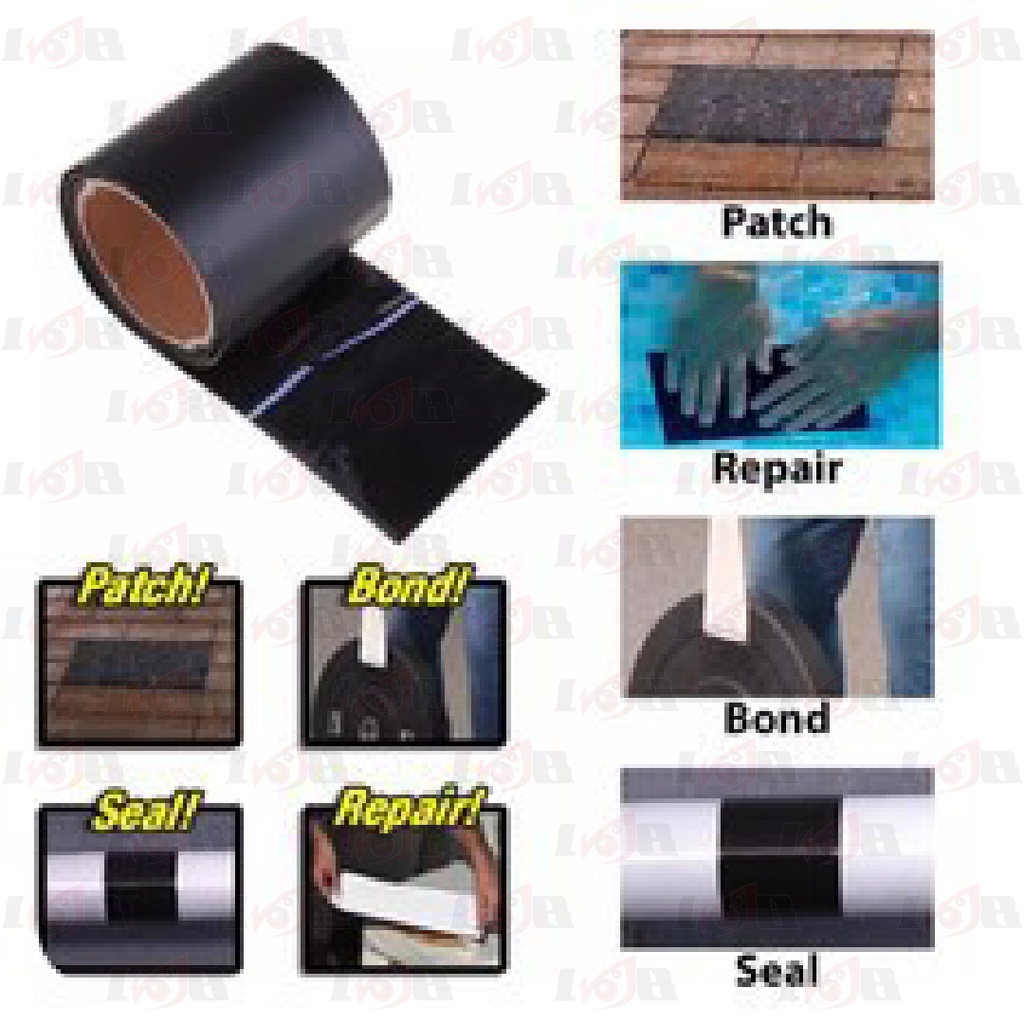 FIex Tape Lakban Ajaib Lem Isolasi Waterproof Anti Air Bocor Tape 4 inci