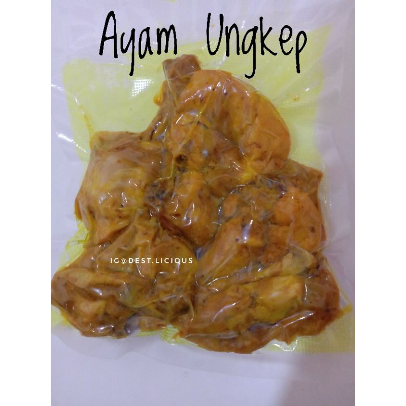 

AYAM UNGKEP BUMBU KUNING SIAP GORENG / BAKAR 4OOGRAM