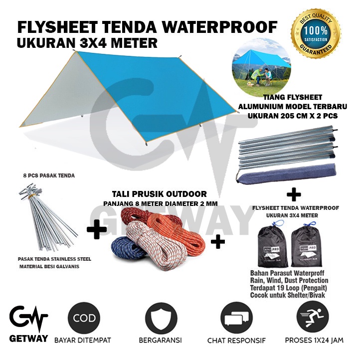 AIMPRO Flyseet tenda 3x4 meter
