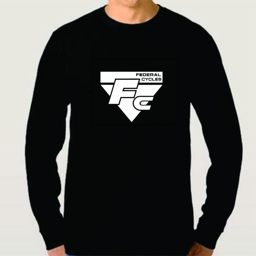 Kaos Sepeda Federal Cycles Lengan Panjang Jumbo