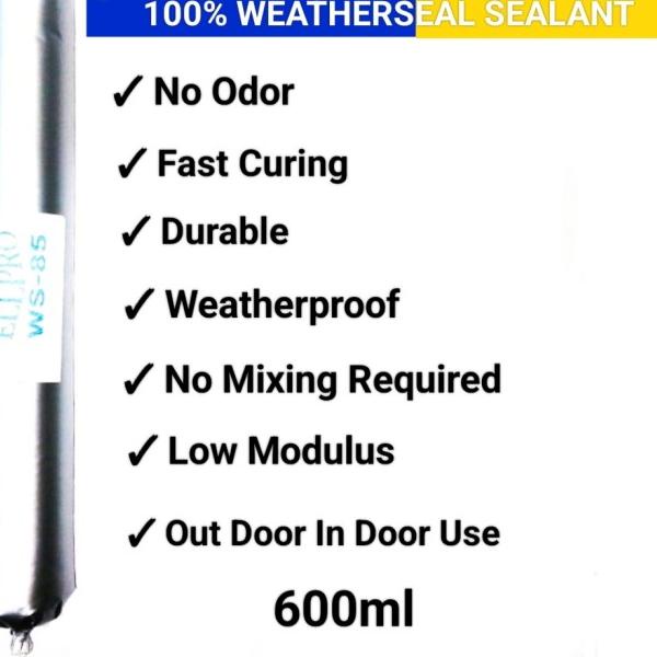 

Lem Sosis Silicone Sealant Glass and Metal Neutral - HITAM WN