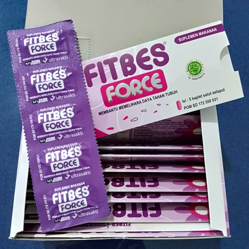 FITBES FORCE TABLET ISI 60 TABLET/SUPLEMEN TUBUH/SUPLEMEN ECHINACEA & ZINC