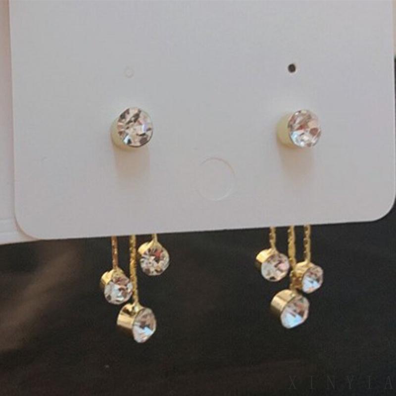 【COD】 Anting Tusuk Silver S925 Gantung Belakang Wanita Hias Mutiara