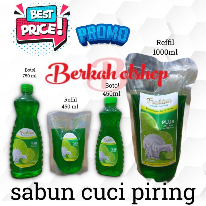 SABUN CUCI PIRING JERUK NIPIS FRESHLEEN/FRESHLY