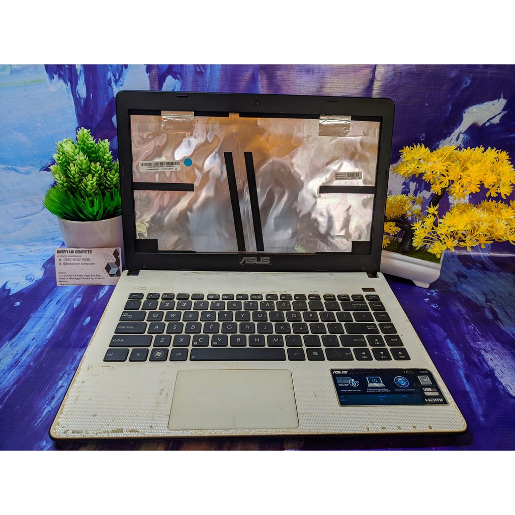 Casing Laptop / Notebook Asus X401U Fullset Second / Bekas Normal