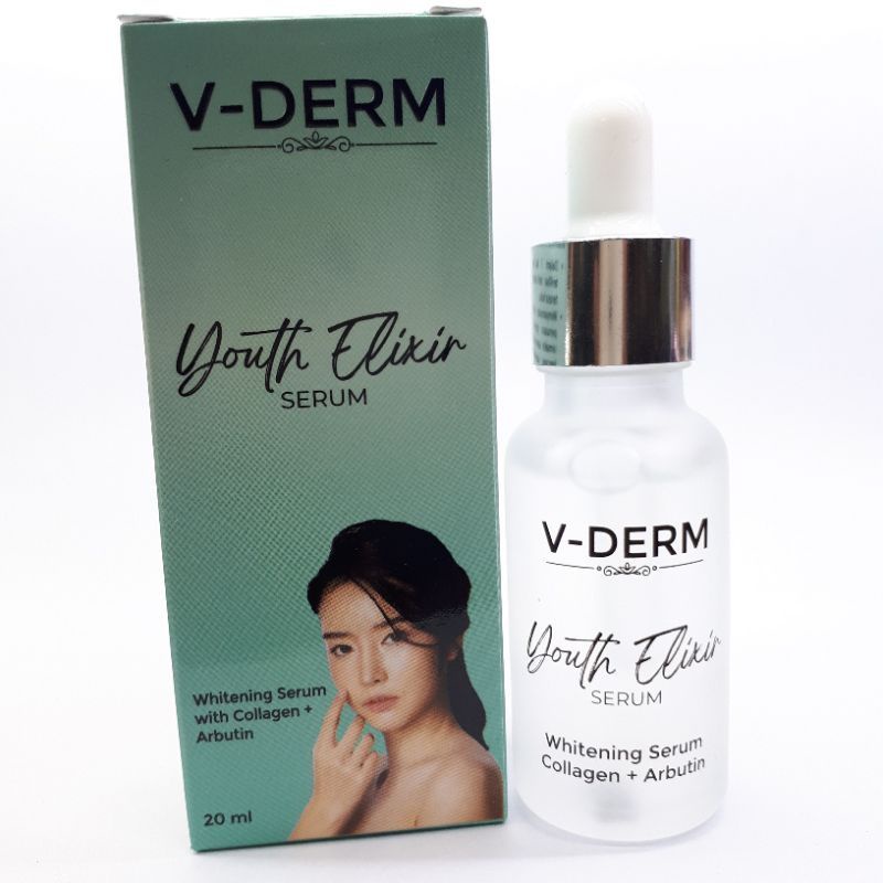 SERUM V- DERM WHITENING WHITE COLLAGEN+ALPHA ARBUTIN 20 ML ORIGINAL