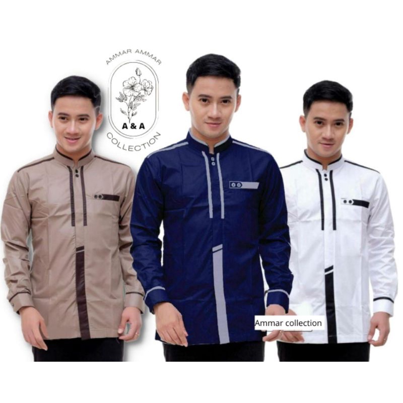 Baju Koko dewasa Koko Hadroh Koko Gus Azmi Koko azahir Koko Syubbanul muslimin koko kombinasi Koko h