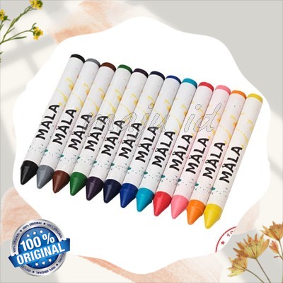 

Crayon Warna Set 12p Crayon lilin,alat tulis gambar warna campuran mainan anak Set-ikeeea mal