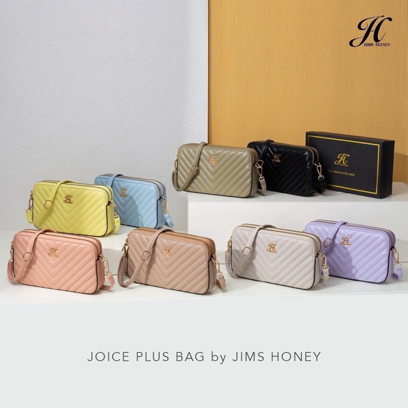 (FREE BOX) JOICE BAG PLUS - Jimshoney Sling Bag Wanita/ Tas Wanita Simple/ Tas Selempang Wanita/ Tas