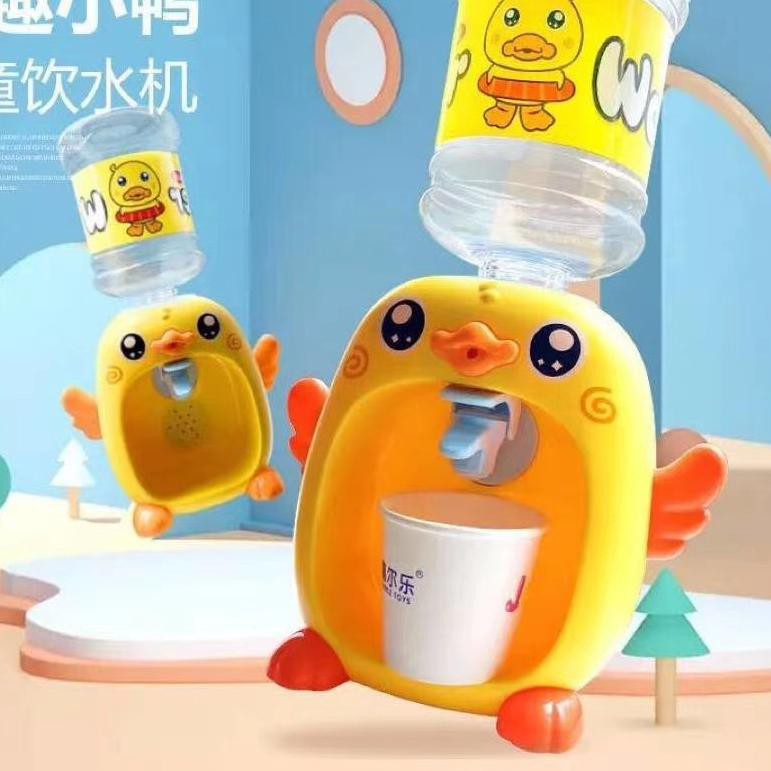 ◄ Mini Dispenser Anak Duck Bebek Yellow / Mainan dispenser anak galon air mini ▼
