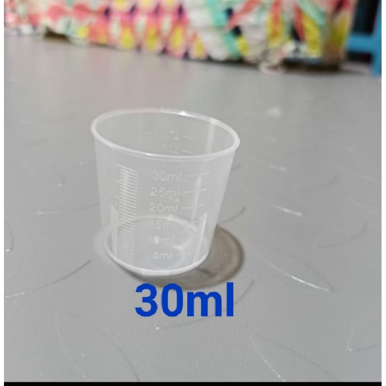Gelas Takar 30ml atau Gelas Ukur 30ml