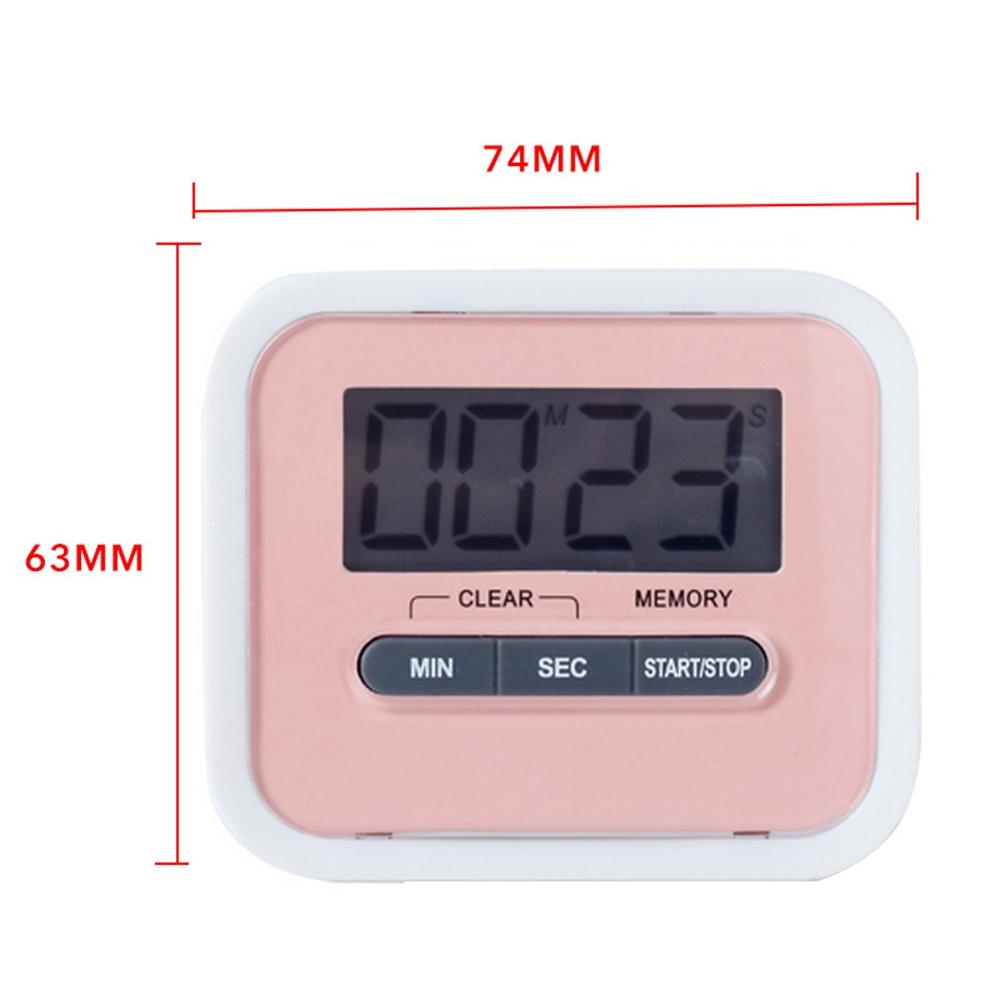 [Elegan] Timer Dapur Countdown Praktis Alarm Nyaring Magnet Suara Digital Timing Clock