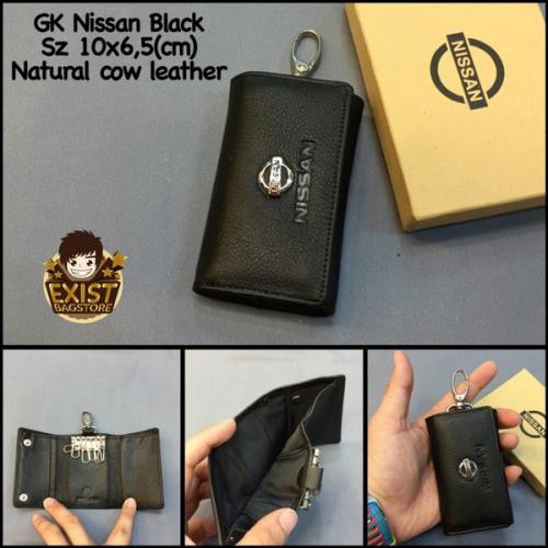 Gantungan Mobil NISSAN - Dompet Kunci Panjang STNK Mobil NISSAN Model Kulit Berkualitas_MGM27