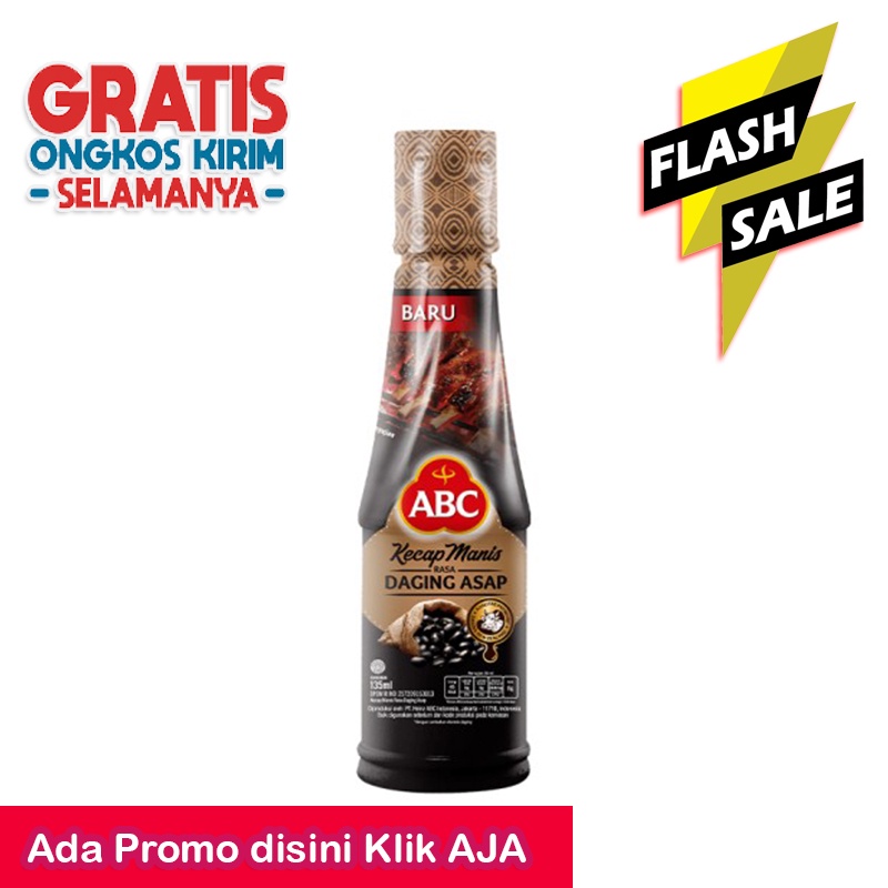 

ABC Kecap Manis Daging Asap Barbeque Flavour Sweet Soy Sauce 135 ml