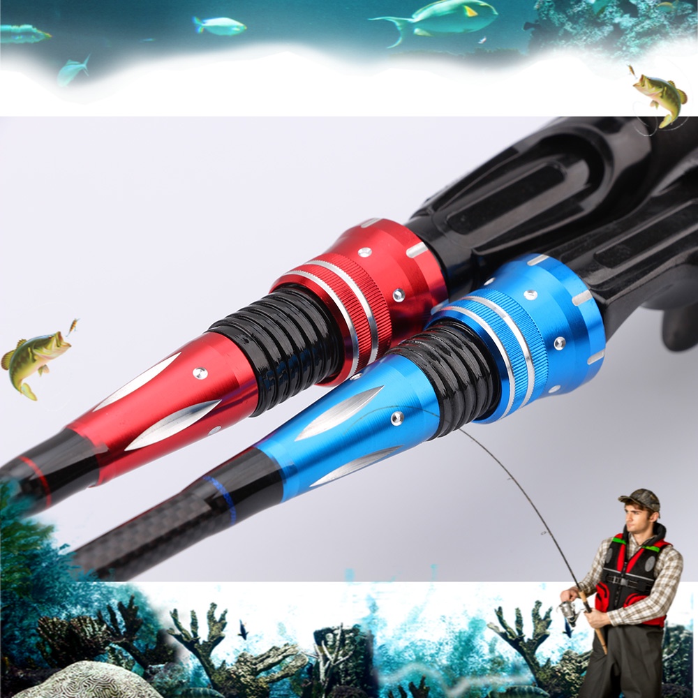 Joran Pancing Carbon Fiber 2 Segments 2.1M alat pancing stik pancing fiber joran pancing carbon jora