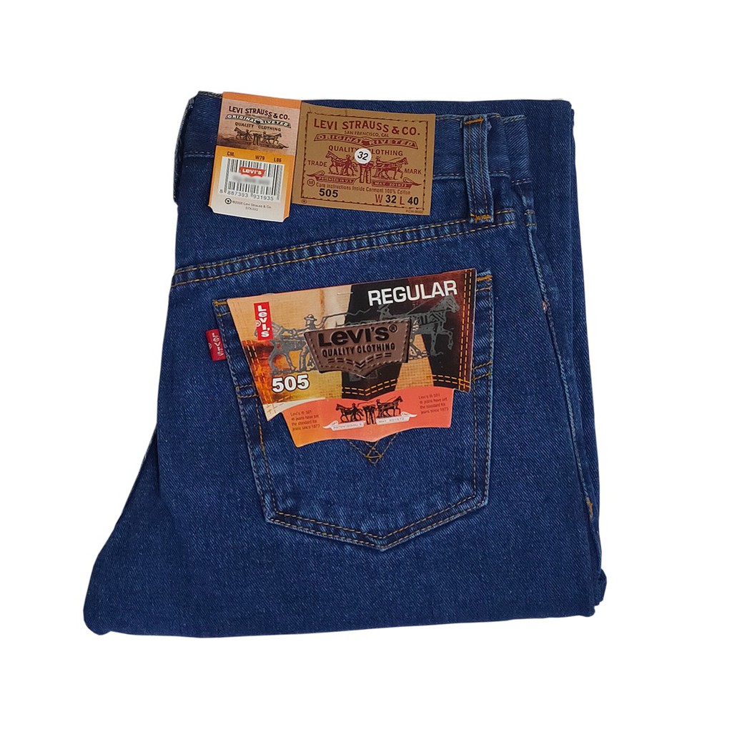 Jual Celana Jeans Levi Strauss & Co San Franscisco Original Pria Modern  Riveted - Biru - Blue Indonesia|Shopee Indonesia