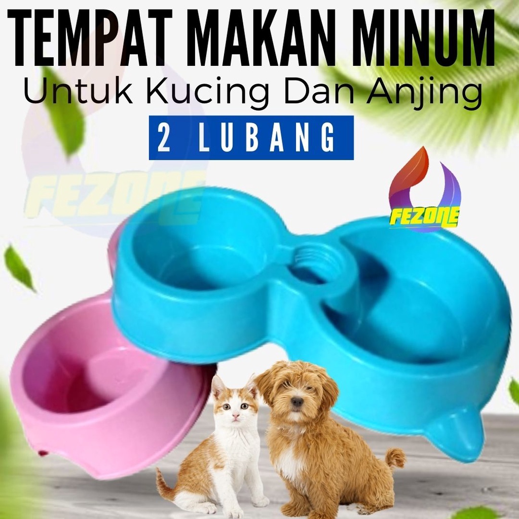 Tempat Makan Minum Kucing Anjing Peliharaan FEZONE