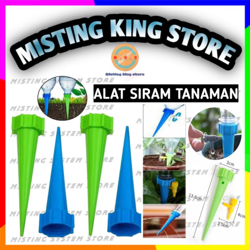 ALAT SIRAM TANAMAN OTOMATIS SISTEM DRIP TETES EMITTER DRIPPER SPRINKLER BOTOL POT BUNGA LANDSCAPE