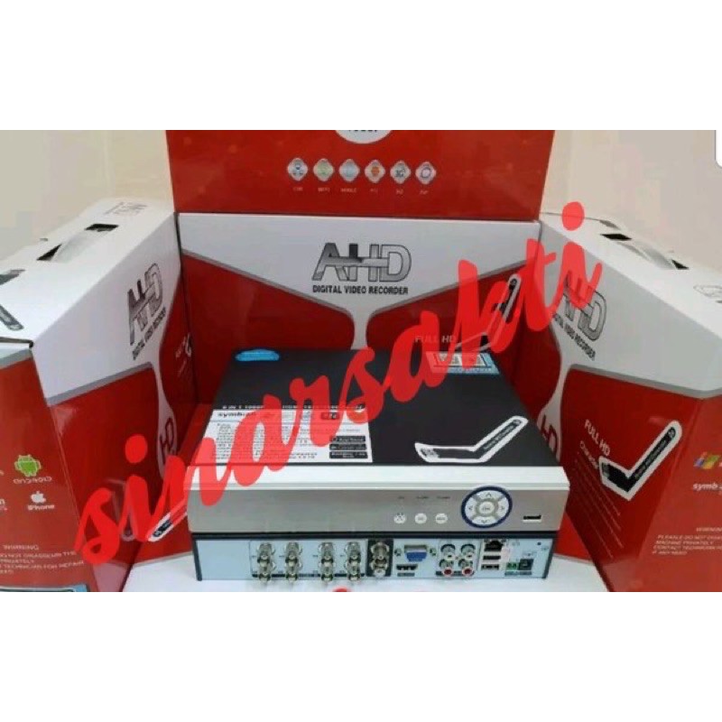 DVR AHD 4 CHANNEL SUPPORT SEMUA CCTV + MODEM WIFI