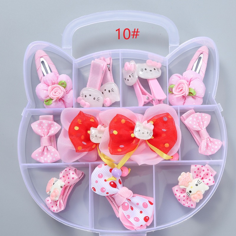 [WS]  Jepit rambut anak set /perhiasan anak set 10 in 1/ ikat rambut set BEST QUALITY 10 in 1