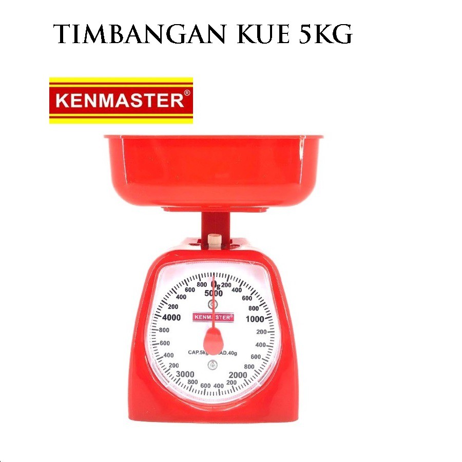 KENMASTER Timbangan Kue 5 Kg / Analaog Kitchen Scale 5000 GR