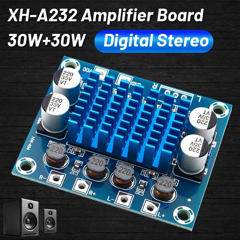 Modul XH-A232 TPA3110 30W+30W 2.0 Channel Digital Stereo Audio Power Amplifier KIT Power Amplifier TPA 3110 Class D 30 + 30 WATT XH-A232 60W 2X30W  2CH Stereo Audio Power Amplifier XH A232