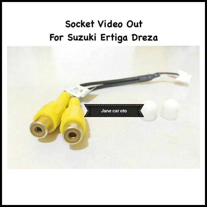 Promo Terbatas Socket / Soket Kabel Cable Video Out Head Unit Suzuki Ertiga Dreza