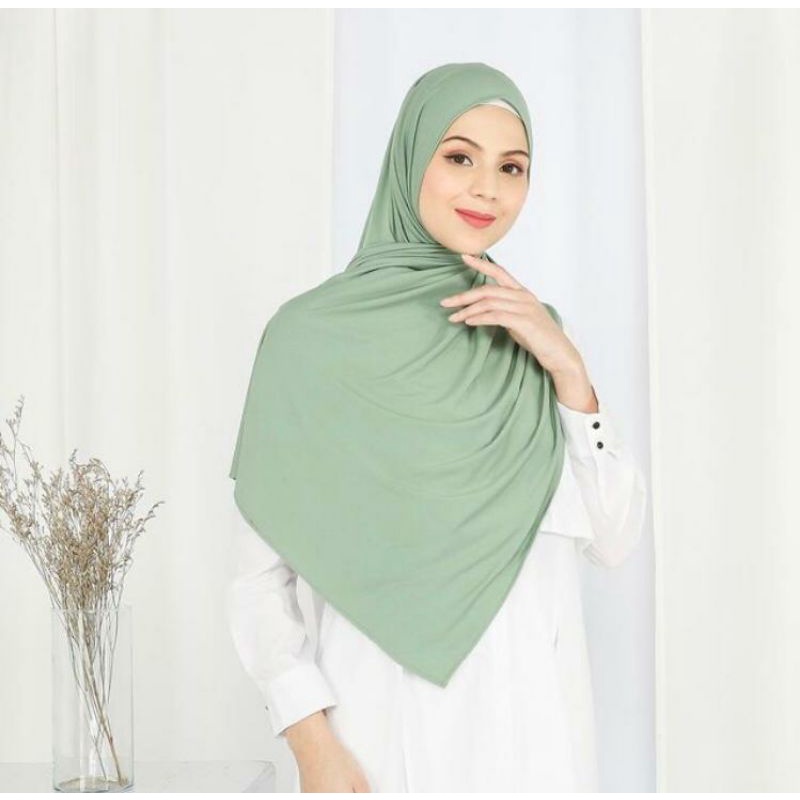 DARA INSTAN SAGE GREEN / PASHMINA INSTAN